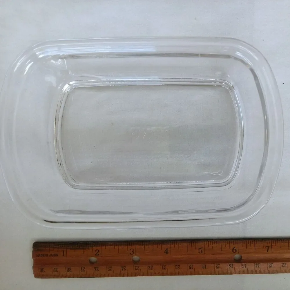 Pyrex Baking Dish 8210 Glass 1 7/8 Cup 440 mL Small Rectangular Vintage